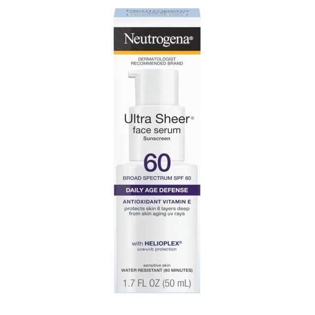 Neutrogena Ultra Sheer Sunscreen Serum SPF 60