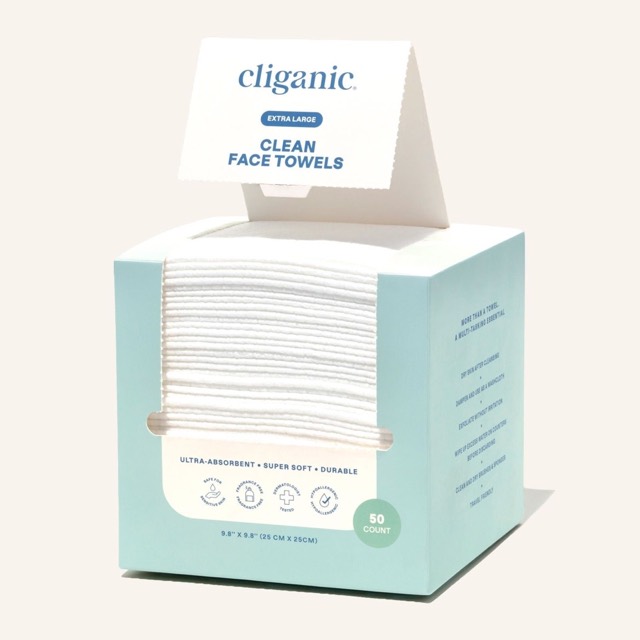 Cliganic Face Towels XL