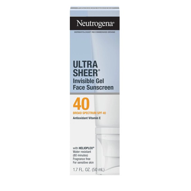 Neutrogena Ultra Sheer Face Sunscreen SPF 40